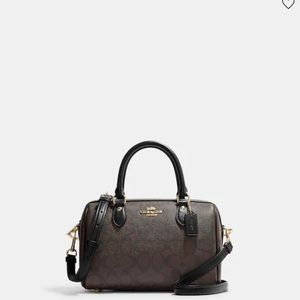 Coach purse  (Rowan Satchel In signature canvas)